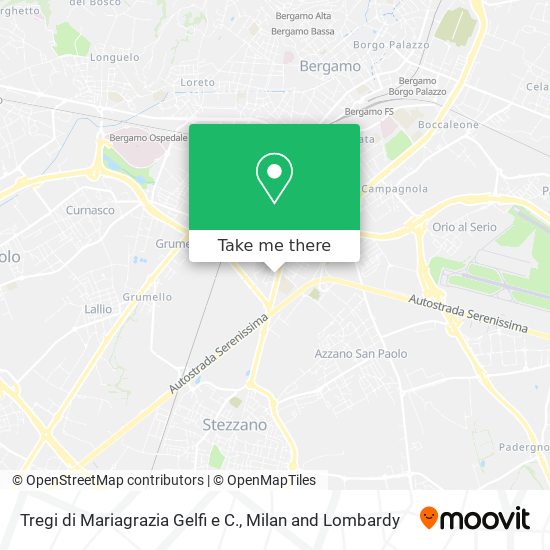 Tregi di Mariagrazia Gelfi e C. map