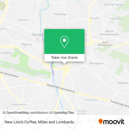 New Lino's Coffee map