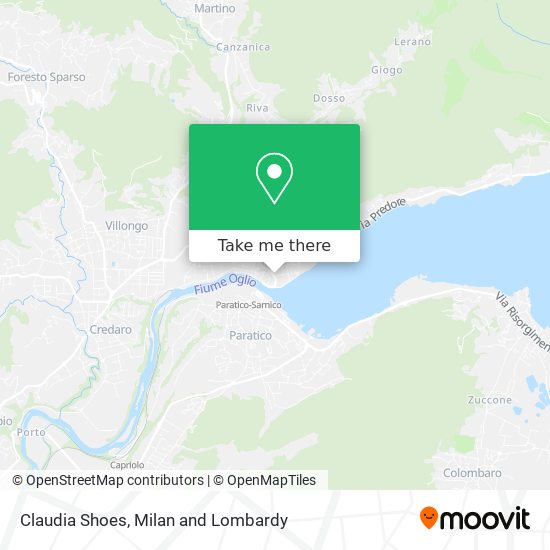 Claudia Shoes map