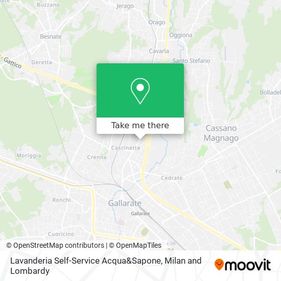 Lavanderia Self-Service Acqua&Sapone map