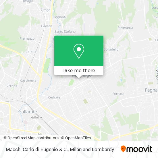 Macchi Carlo di Eugenio & C. map