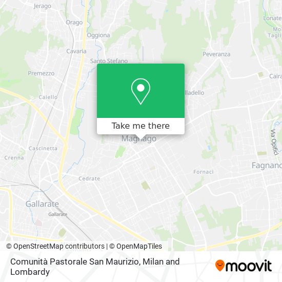 Comunità Pastorale San Maurizio map
