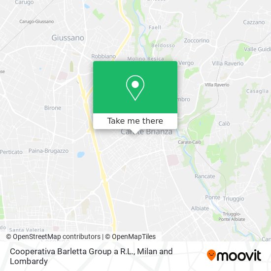 Cooperativa Barletta Group a R.L. map