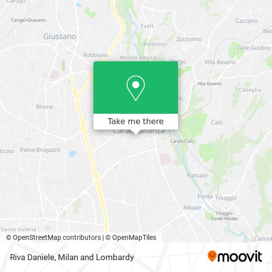 Riva Daniele map