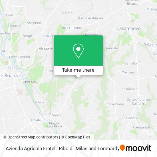 Azienda Agricola Fratelli Riboldi map