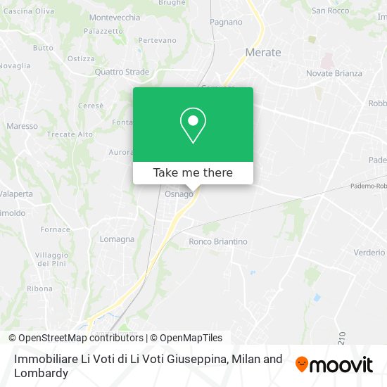 Immobiliare Li Voti di Li Voti Giuseppina map