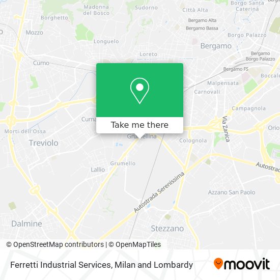 Ferretti Industrial Services map