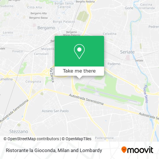 Ristorante la Gioconda map