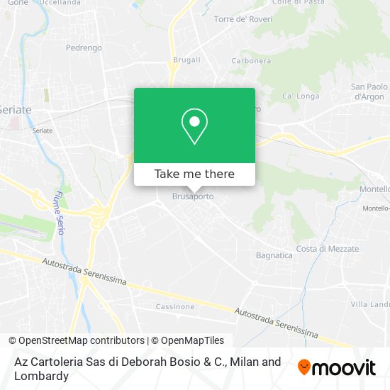 Az Cartoleria Sas di Deborah Bosio & C. map