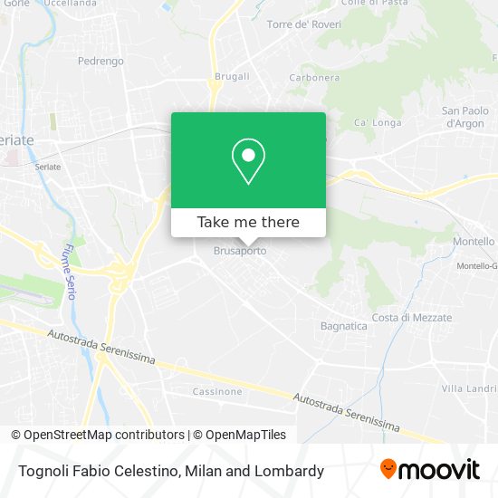 Tognoli Fabio Celestino map