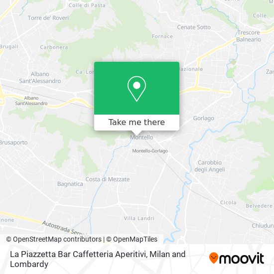 La Piazzetta Bar Caffetteria Aperitivi map