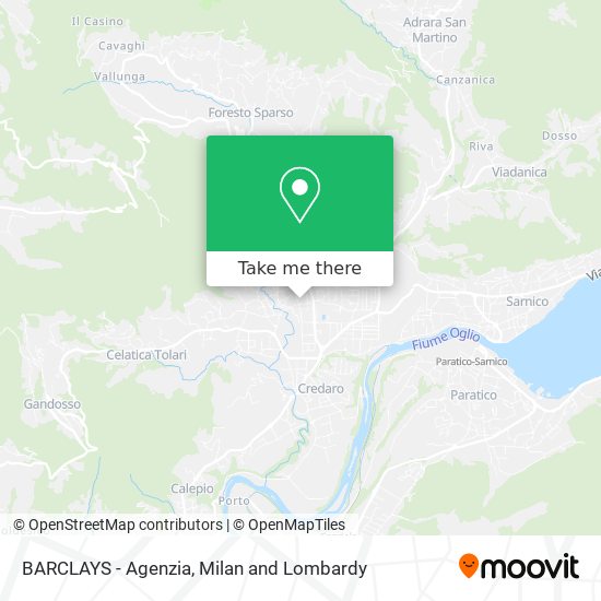 BARCLAYS - Agenzia map