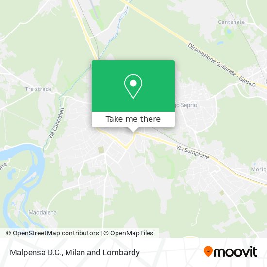 Malpensa D.C. map