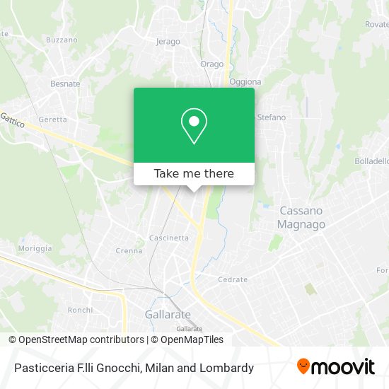 Pasticceria F.lli Gnocchi map