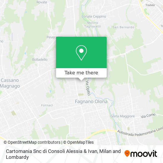 Cartomania Snc di Consoli Alessia & Ivan map