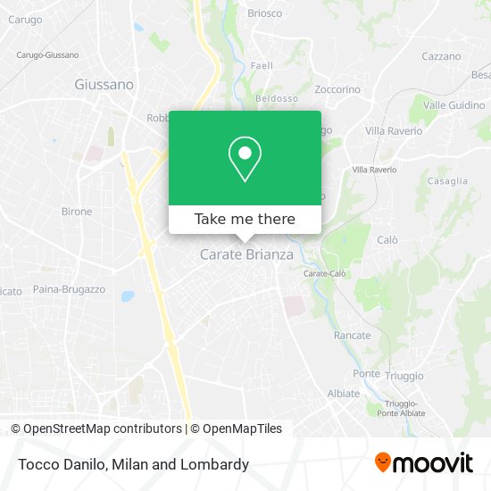 Tocco Danilo map