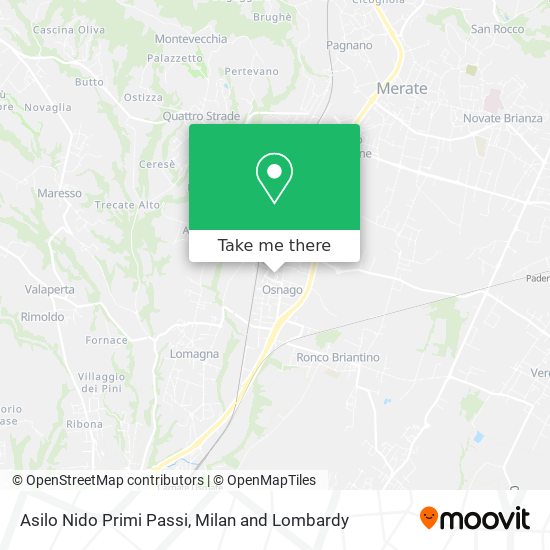 Asilo Nido Primi Passi map