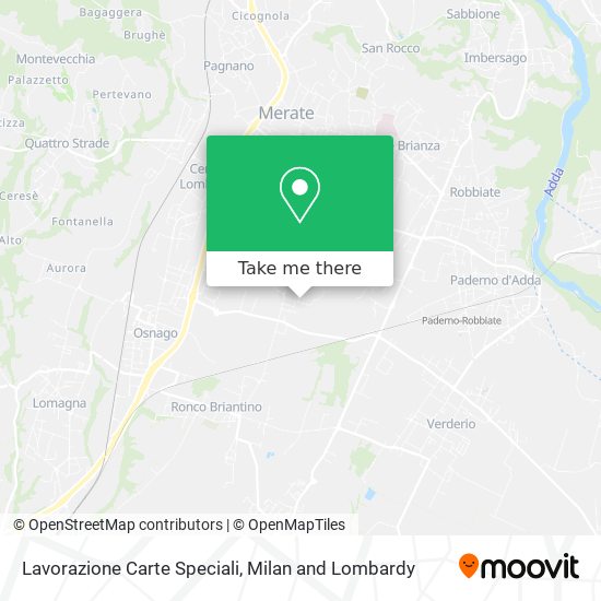 Lavorazione Carte Speciali map