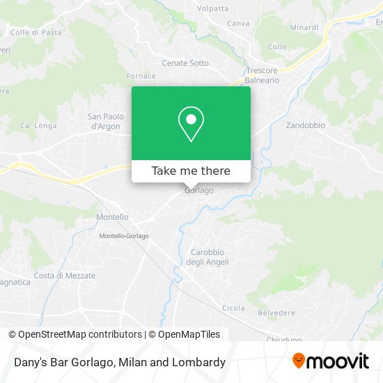 Dany's Bar Gorlago map