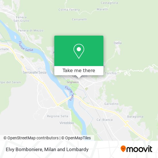 Elvy Bomboniere map