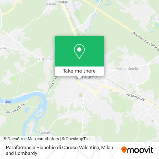 Parafarmacia Pianobio di Caruso Valentina map