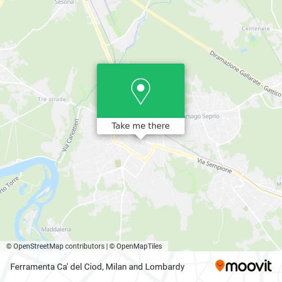 Ferramenta Ca' del Ciod map