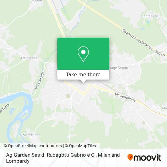 Ag.Garden Sas di Rubagotti Gabrio e C. map