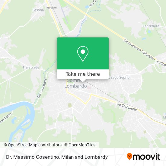 Dr. Massimo Cosentino map