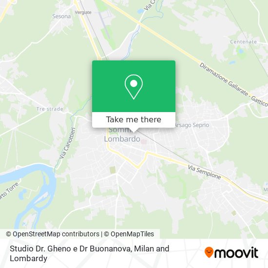 Studio Dr. Gheno e Dr Buonanova map