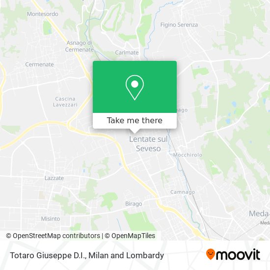 Totaro Giuseppe D.I. map