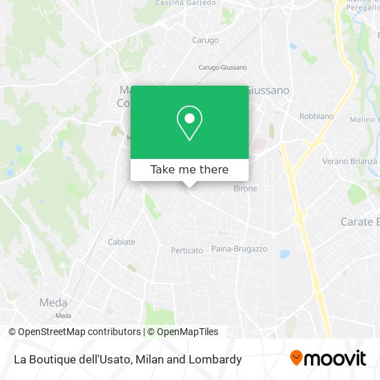 La Boutique dell'Usato map