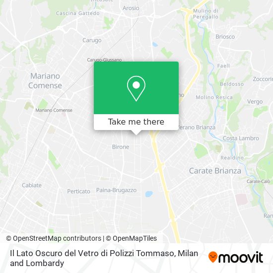 Il Lato Oscuro del Vetro di Polizzi Tommaso map
