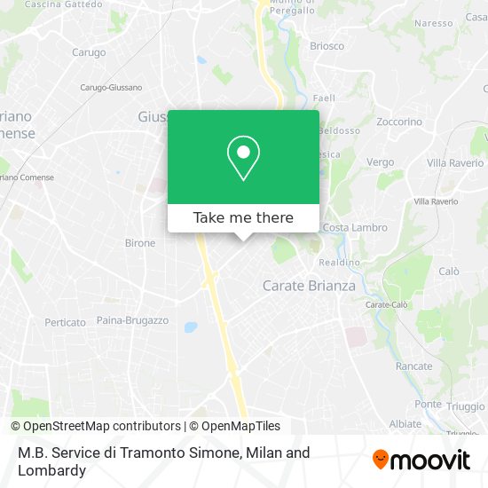 M.B. Service di Tramonto Simone map