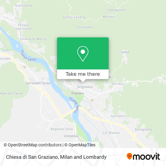 Chiesa di San Graziano map