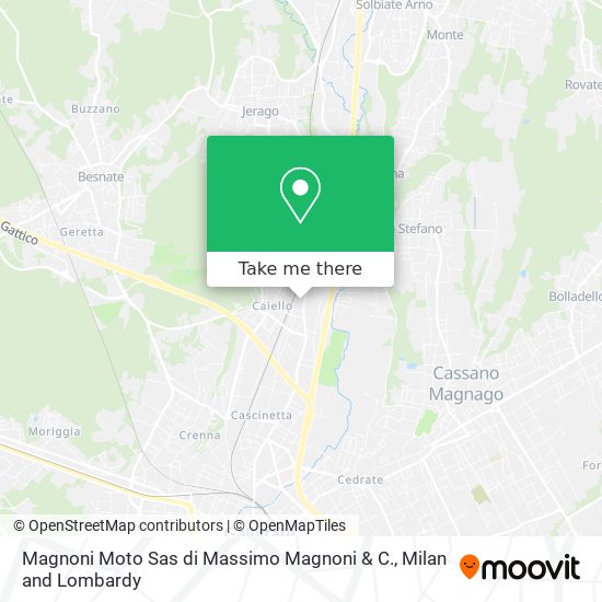 Magnoni Moto Sas di Massimo Magnoni & C. map