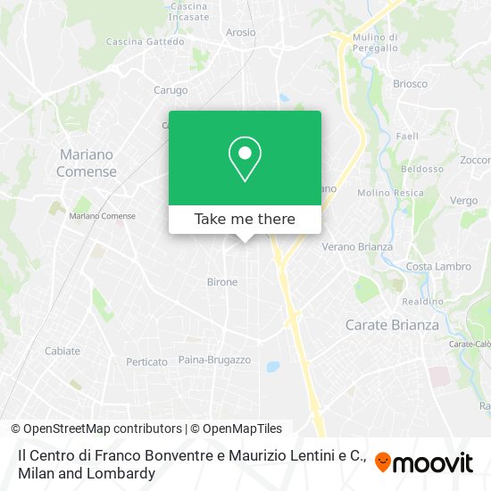 Il Centro di Franco Bonventre e Maurizio Lentini e C. map