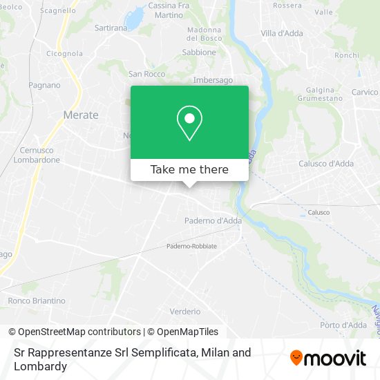 Sr Rappresentanze Srl Semplificata map