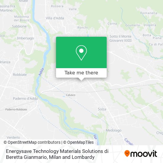 Energysave Technology Materials Solutions di Beretta Gianmario map