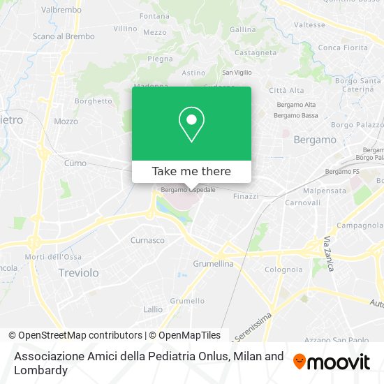 Associazione Amici della Pediatria Onlus map