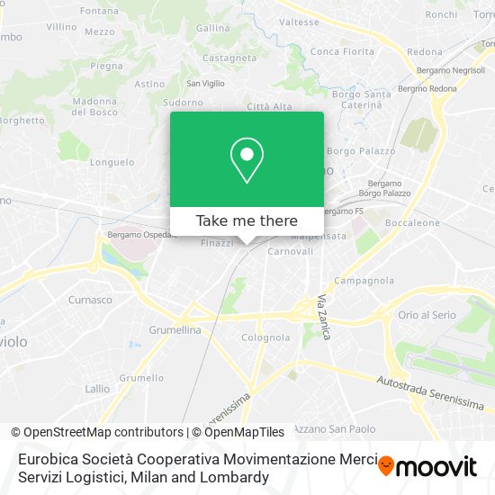 Eurobica Società Cooperativa Movimentazione Merci Servizi Logistici map
