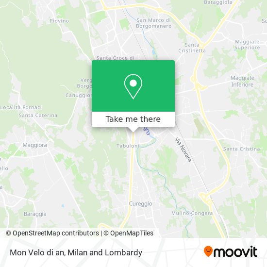 Mon Velo di an map