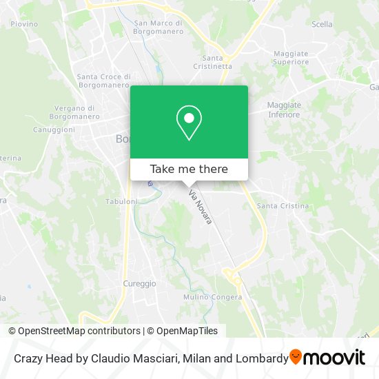 Crazy Head by Claudio Masciari map