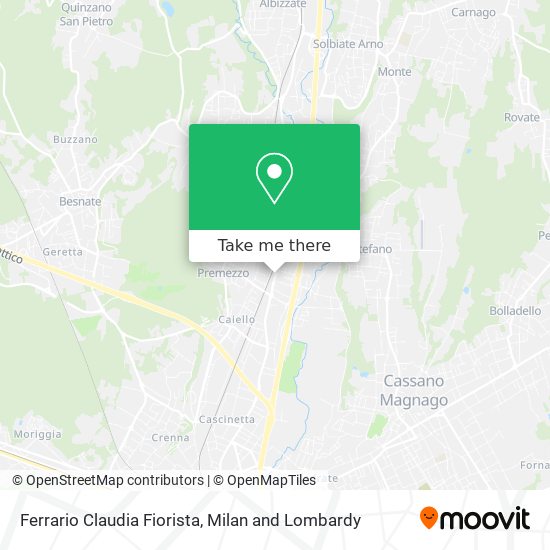 Ferrario Claudia Fiorista map