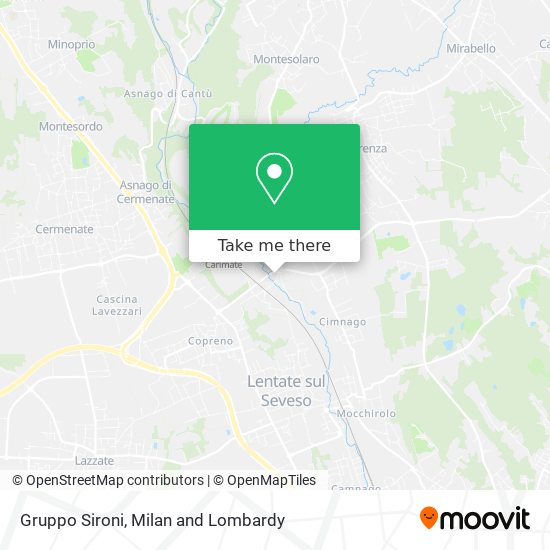 Gruppo Sironi map