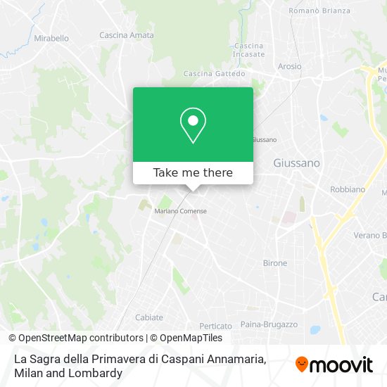 La Sagra della Primavera di Caspani Annamaria map