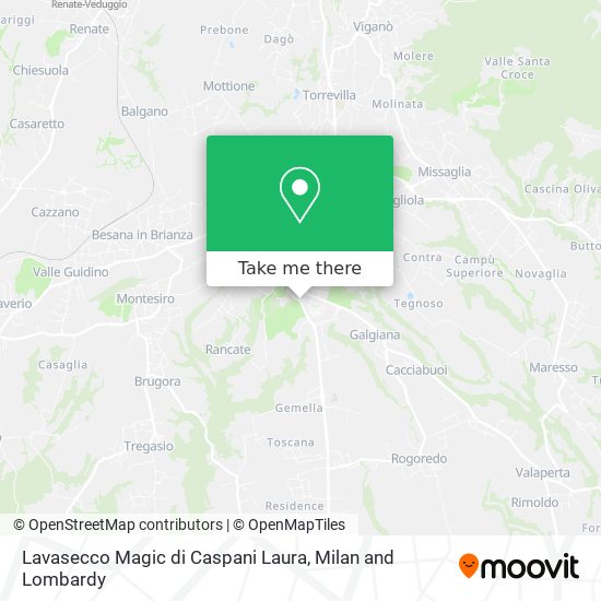 Lavasecco Magic di Caspani Laura map