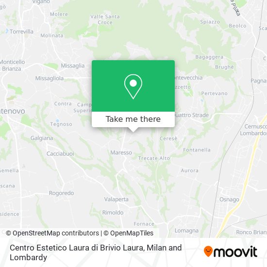 Centro Estetico Laura di Brivio Laura map