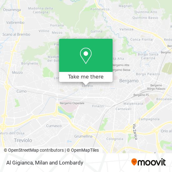 Al Gigianca map