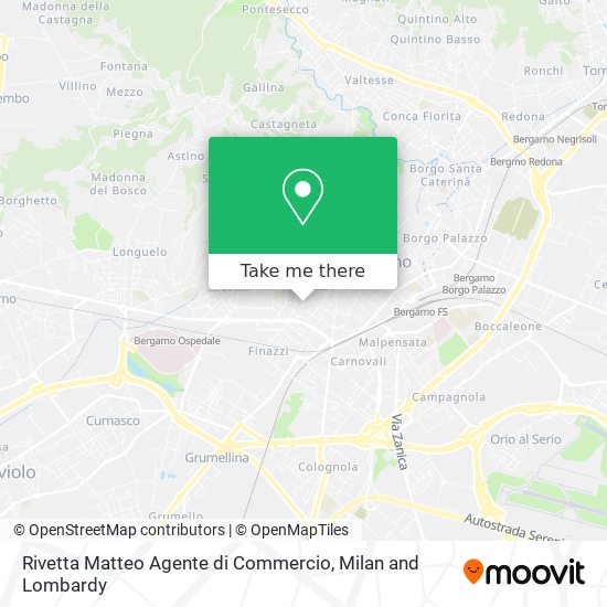 Rivetta Matteo Agente di Commercio map
