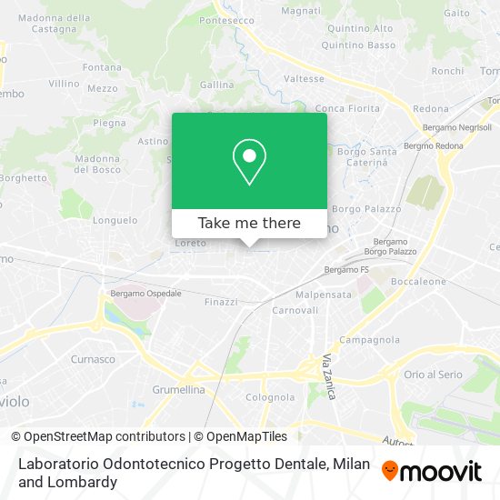 Laboratorio Odontotecnico Progetto Dentale map